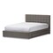 Baxton Studio Rene Modern King Size Grey 4-drawer Storage Platform Bed 127-7062 - alternate 1